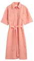 Produktbild: GANT Damen REL Linen SS Shirt Dress Kleid, Peachy PINK, 36
