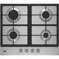 Produktbild: Beko hiag 64225 sx kochfelder edelstahl integrierte gas kochfeld 4 zone(n) - Silber
