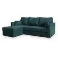 Produktbild: Masseno Ecksofa, Petrol, Holz, 3-Sitzer, L-Form,L-Form, 220x143 cm, Wohnzimmer, Sofas & Couches, Wohnlandschaften, Ecksofas