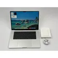 Produktbild: Apple MacBook Pro 16“ M1 MAX 10C CPU 24C GPU 512 GB SSD 32 GB Ram 2021 SILBER