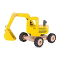 Produktbild: Großer Schaufelbagger aus Holz, von Goki Holzspielzeug