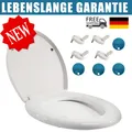 Produktbild: Toilettendeckel O-Form Toilettensitz WC Sitz mit Absenkautomatik Quick Release