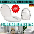Produktbild: Toilettendeckel Antibakteriell Klodeckel mit Absenkautomatik & Quick-Release