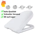 Produktbild: WC Sitz mit Absenkautomatik, Quick Release Funktion Toilettendeckel D/O-Form
