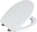 Produktbild: S7 WENKO Premium WC-Sitz Kos Weiß, Toilettendeckel mit Absenkautomatik