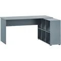 Produktbild: Möbelpartner Schreibtisch Serie 500, fjord, mit Sideboard, (BxHxT) 150 x 73,6 x 104,3cm