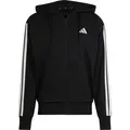 Produktbild: adidas M 3S FT FZ Hoodie Herren in black, Größe L