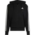 Produktbild: Adidas Essentials 3-Streifen French Terry Fullzip Hoodie - schwarz