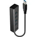 Produktbild: LINDY 43324 4 Port USB 3.0 Hub - Zum Anschluss von vier zusätzlichen USB-Geräten Typ