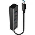 Produktbild: Lindy USB 3.0 Hub 4 Port ohne Netzteil