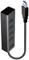 Produktbild: LINDY 43324 4 Port USB 3.1 Gen 1-Hub Schwarz