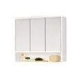 Produktbild: Spiegelschrank LYMO 58x49x14,7 cm Weiß 3-türig Badschrank