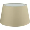 Produktbild: Wogati® Premium Lampenschirm E14/E27 Baumwolle | verschiedene Größen & Farben | Beige/XXL | für Stehlampe, Hängelampe & Tischlampe
