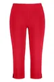 Produktbild: Ulla Popken große Größen Hosen 66+ rot bis 76 Caprihose Leggings Slim Fit