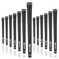 Produktbild: Karma Velour Midsize Black Piece Golf Grip Bundle Velours, mittelgroß, Schwarz (+1/32 Zoll), 13-teiliges Golfgriff-Set