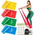Produktbild: Fitnessbänder Set mit Tragetasche - Ideal für Zuhause, Fitnessstudio und Reisen!