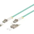 Produktbild: Goobay 95751 LWL Kabel, Multimode (OM3) Aqua, 1 m, Türkis - LC-Stecker (UPC) > LC-Stecker (UPC)