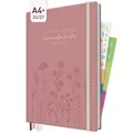 Produktbild: Häfft Lehrer-Planer Grundschule Maxi 2026/2027 / A4+ / Fine Flowers rosé
