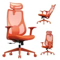 Produktbild: SENSE7 Gaming Stuhl Bürostuhl Ergonomisch Schreibtischstuhl Office Chair Chefsessel Drehstuhl Schreibtischsessel Verstellbar für Home Office Gamer bis 150kg Computerstuhl Bürosessel - MOYO Orange