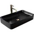Produktbild: REA - aufsatzwaschbecken denis schwarz stone matt