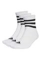 Produktbild: adidas 3 Paar C Sportswear MID 3p Mid Cut Socken Unisex, Farbe:White, Socken & Strümpfe:43-45