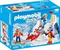Produktbild: PLAYMOBIL Family Fun 9283 Schneeballschlacht, Ab 4 Jahren