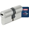 Produktbild: ABUS Profil-Zylinder D6XNP 30/50 mit  5 Schlüsseln, silber