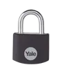 Produktbild: Yale 50mm Aluminium Vorhängeschloss Standardsicherheit Schwarz YE3B/50/126/1/BK