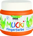 Produktbild: Kreul Mucki Fingerfarbe orange 150 ml