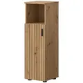 Produktbild: Inn.Furn Kommode, Eiche Artisan, Kunststoff, Nachbildung,Eiche, Holz Optik, Uni, 1 Fächer, Rechteckig, 30x95x30 cm, Badezimmer, Badezimmerschränke, Midischränke