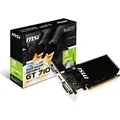 Produktbild: MSI GeForce GT 710 2GD3H LP 2GB DDR3 Grafikkarte - VGA/DVI/HDMI - Schwarz