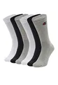 Produktbild: Champion 6 Paar Crew Socken Gr. 35 - 46 Unisex Tennissocken U24558, Farbe:002 - White/Grey/Black, Socken & Strümpfe:39-42