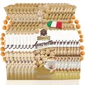 Produktbild: Gadeschi Amarettini Kekse 15x 200g [MIT APRIKOSENKERNE] - Italienisches Kaffeegebäck - Perfekt zum Kaffee, Heißgetränken & als Dekoration - Traditionelle Rezeptur - Süß & Luftiges Gebäck