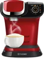 Produktbild: TASSIMO Kapselmaschine My Way 2 TAS6503, Personalisierung, über 70 Getränke, mit Wasserfilter, One-Touch Bedienung, Wassertank 1,3 L, rot