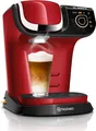 Produktbild: Bosch Tassimo My Way 2 TAS6503, 1500W, 1,3L, roter Kapselkaffeeautomaten mit Was