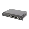 Produktbild: DIGITUS 10 Zoll 8-Port Rackmount GB Ethernet Switch DN-80114