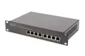 Produktbild: DIGITUS 8-Port Gigabit Ethernet Switch für 10 Zoll Netzwerke - Unmanaged