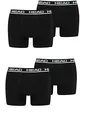 Produktbild: HEAD Herren Boxershorts Unterhosen 4P (Black, XXL), 701202741