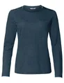 Produktbild: VAUDE Damen Longsleeve Essential LS T-Shirt, Funktionsshirt, perfekt als Baselayer, atmungsaktiv, pflegeleicht und schnelltrocknend, Dark sea Uni, 38