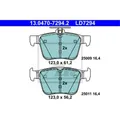 Produktbild: ATE Bremsbeläge 13.0470-7294.2 Bremsklötze für VW Passat Variant 3G5