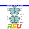 Produktbild: Bremsbelagsatz, Scheibenbremse ATE Ceramic 13.0470-7294.2 Anzahl pro Packung 4