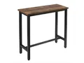 Produktbild: Woltu Bartisch, Bartisch aus Metall, Tischplatte aus MDF, 100x40cm