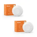 SONOFF SNZB-01P Zigbee Schalter,Zigbee 3.0 Smart Switch,2 Stück 2 Way Zigbee Lichtschalter Unterstützt die Erstellung Smarte Szenen Kompatibel mit Alexa/Smarthing/HA/IFTTT,Zigbee Hub Erforderlich