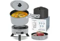 Produktbild: ENFRIFAM Elektrische Multipfanne Elektrische Hot Pot, Multikocher, Elektrische Pfannen, Campingkocher, 700,00 W, Fondue Set, Ideal für Büro Wohnheime Hotels Reisen Wohnwagen