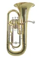 Produktbild: Roy Benson Bb-Euphonium EP-301 (Professionelles Blasinstrument, mit Goldmessing Mundrohr, Neusilber Außenzüge, Edelstahl Ventile, mit komfortablem Formetui)