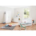 Produktbild: Pinolino Kinderzimmer 'Laura' breit (Babybett, Kinderkleiderschrank, Wickelkommode) (100025B)
