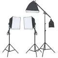 Produktbild: vidaXL Fotostudio-Beleuchtung Set mit Stativ und Softbox