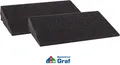 Produktbild: Bordsteinrampe Auffahrrampe Gummi 40x25x7 cm, schwarz, Set = 2 Stück #86007301