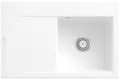 Produktbild: Villeroy & Boch 334701R1 Subway Style 45 Weiß Alpin Keramik Handbetätigung Spüle Aufliegend 50 cm Unterschrank