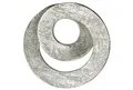Produktbild: SILBERMOOS Anhänger Spirale Loop offen Kreis gebürstet Sterling Silber 925